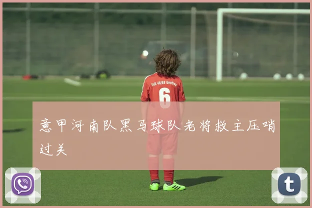 意甲河南队黑马球队老将救主压哨过关
